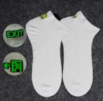Custom Design Ankle Length Socks Luminous Letter Novelty Men Cotton Socks