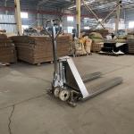 Single Scissor 2200lbs Stainless Pallet Lifting Height 800mm