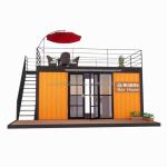 Hotel 20 Foot Portable Container Clothes Shop Prefabricated Cafe Mobile Store