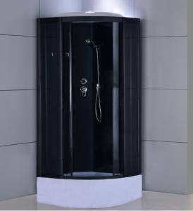 Quality Transparent Glass Door Acrylic Frame Bathroom Shower Cabin With Steam And TV wholesale