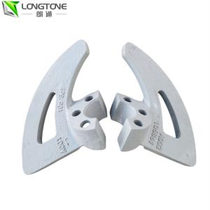 Quality DN125 Zoomlion Concrete Pump Parts Steel Concrete Mixing Blade wholesale