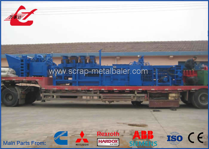 5 Wires Waste Plastic Bottle Baler Horizontal Baling Press CE Certified Y82W-125