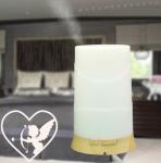 PP + Wood Material Scent Air Machine For Home With White 7 Colors Light