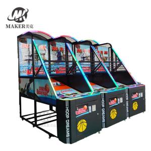 Quality Amusement park coin operated electronic arcade basketball arcade game machine wholesale