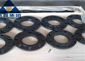 Quality ASTM A105 ASME B16.5 Weld Neck Raised Face Flange 2 Inch Black Paint Treatment wholesale