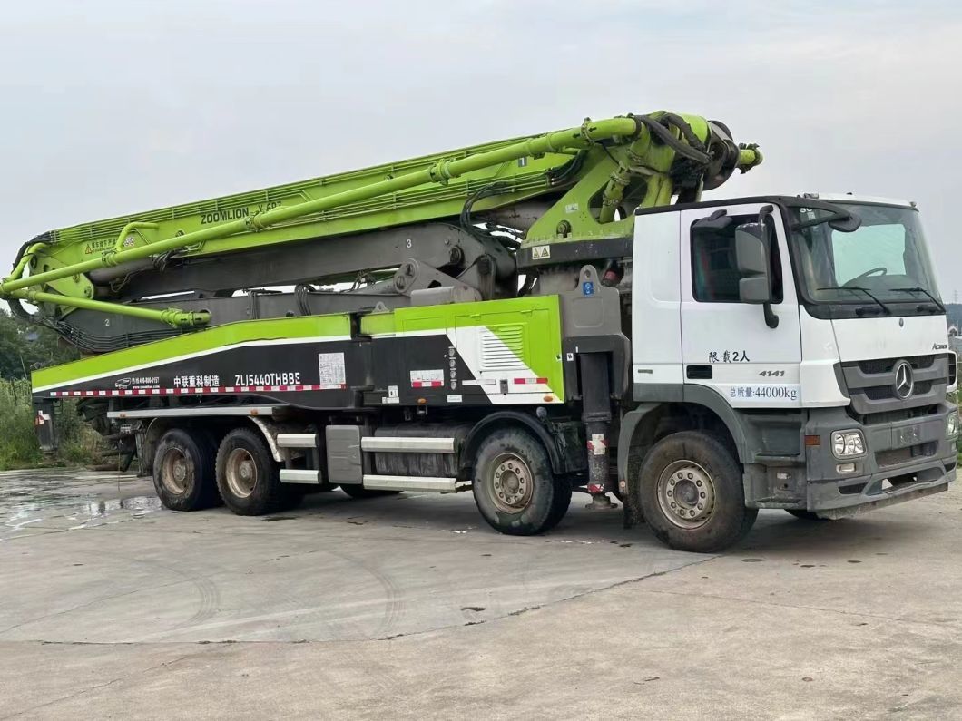 2019 Zoomlion Concrete Boom Pump 56m Truck Mounted Pump Mercedes Benz Heavy Equipment