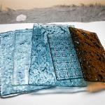 Solid Acid Etched Patterned Flat Glass For Industrial Workshop Bathroom