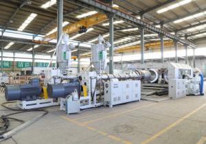 Quality Water Cooling Corrugated Pipe Machinery High Speed Drainge PE Pipe Production Line wholesale