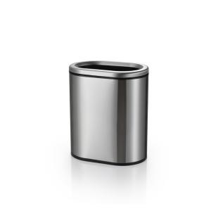 Quality Anti Fingerprint 12L Stainless Steel Bathroom Trash Can wholesale