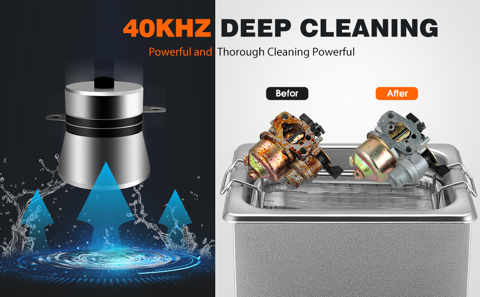 180W Ultrasonic Cleaning Machine Digital 6 Liter Ultrasonic Cleaner