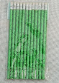 7 inch poplar wood graphite woodless pencil