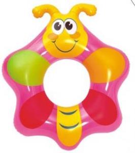 Quality Customized vivid cartoon bee honey 6-angles baby swimming ring,child swim ring,printing colors for advertising wholesale