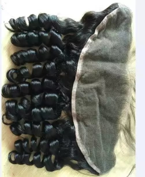 Brazilian Hair Lace Frontal Closure Loose Wave 13*4 Natural Color