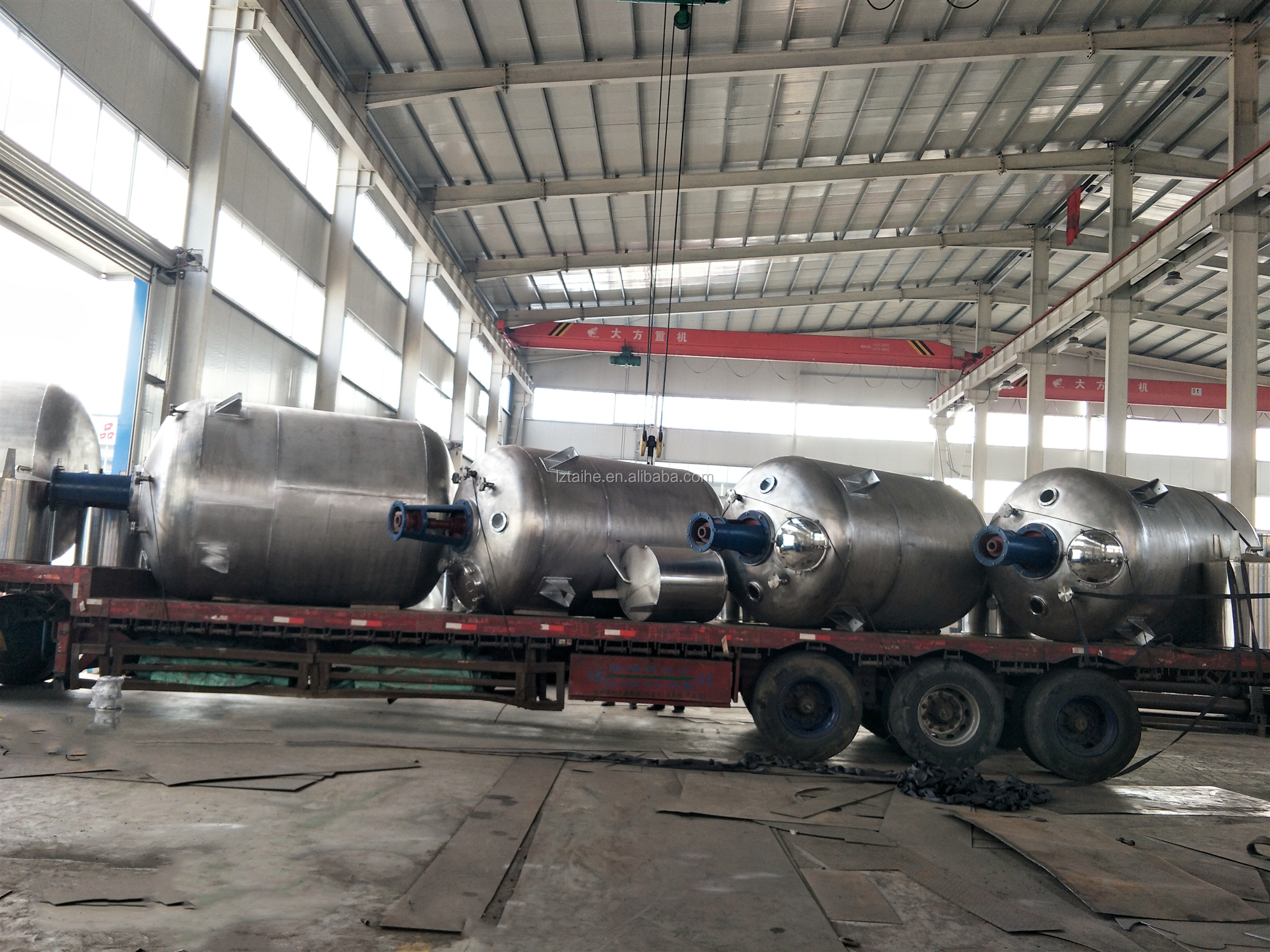 1000L PTFE Lined Electric Heating Jacket Reactor for Continuous Stirred Tank Reaction