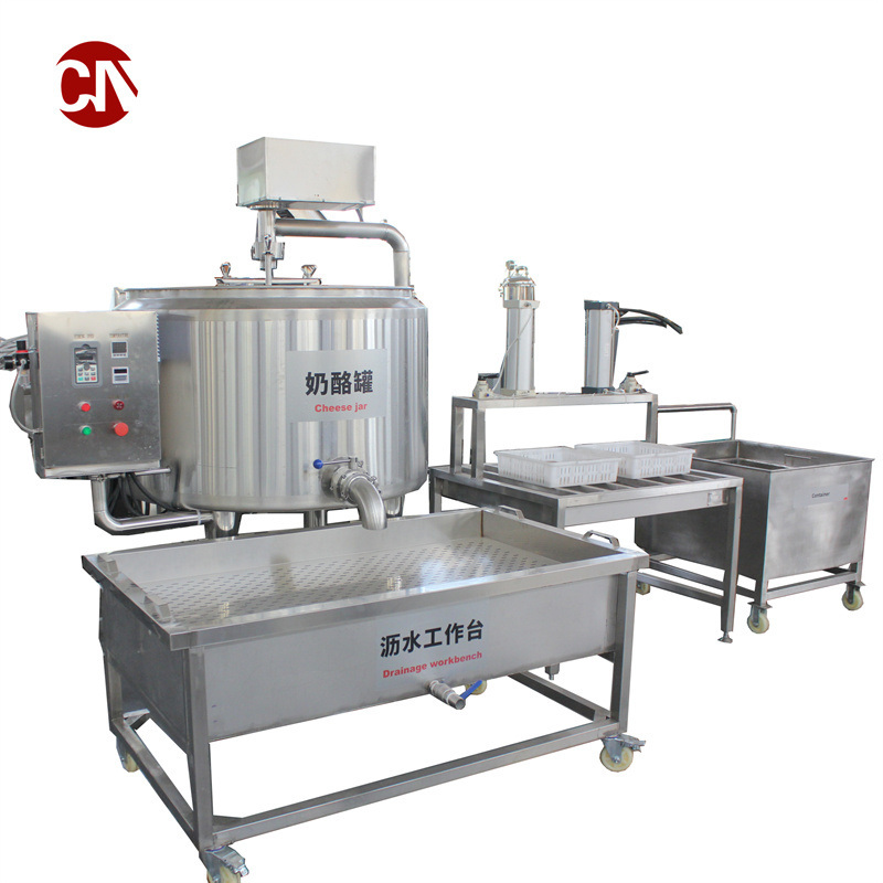 200L 300L Making Machine Manufacture Cheese Tank to Make Cheese Cream Cheese Making Machine