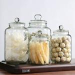 2000ml Food Grade Wide Mouth Airtight Glass Jar