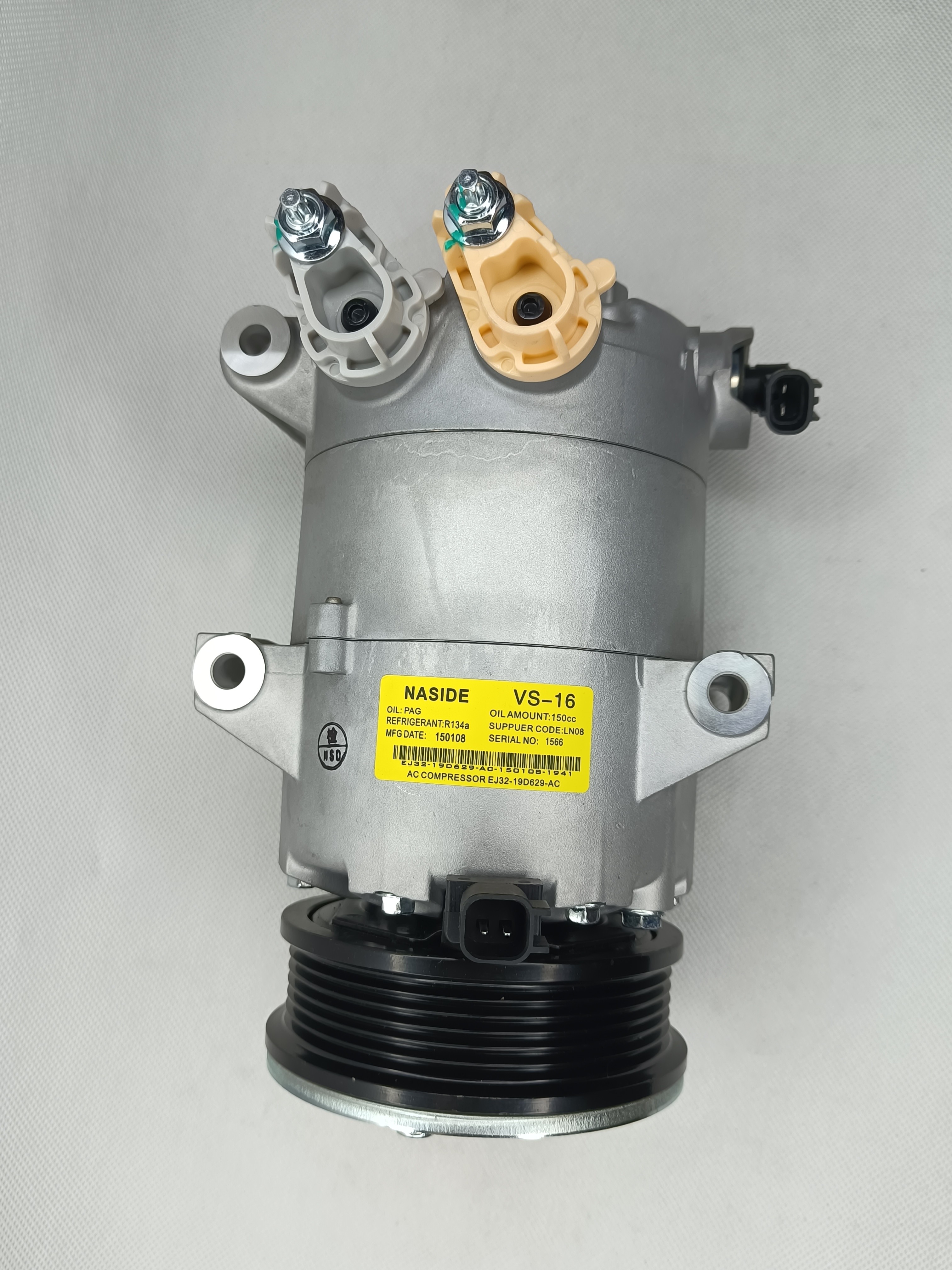 Aluminum Car Ac Compressor For Ford Kuga1.6 GV6119D629C2B 19D629C2C
