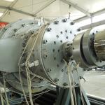HDPE Pipe Extrusion Line Plastic Sheet Extruder 75mm-250mm