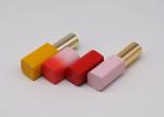 Petal Shape Pink Magnetic 3.5g Aluminum Lip Balm Tubes