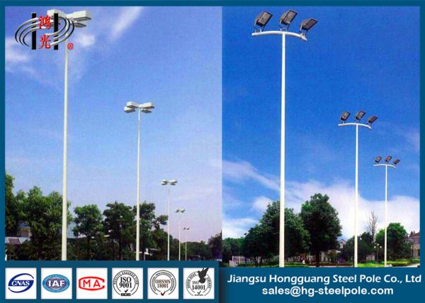 Weather Resistance Outdoor Steel Tubular Floodlight Pole for Parking lot