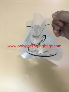 Quality Custom Stand Up Pouch With Spout / 500ml Transparent Water Bags wholesale
