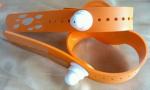 RFID Soft Silicone Prevent Tear Down Wristband, RFID Soft PVC Prevent Tear Down