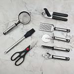 OCPO KITCHEN 40PCS SS410 Nylon Cooking Utensils Safe Nylon Cookware
