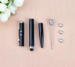 Promotional Gift LED light Touch stylus metal pen with logo printing