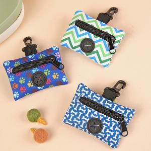 Quality Colorful Polyester Pet Accessories Portable Outdoor Cat Dog Poop Bag Container wholesale