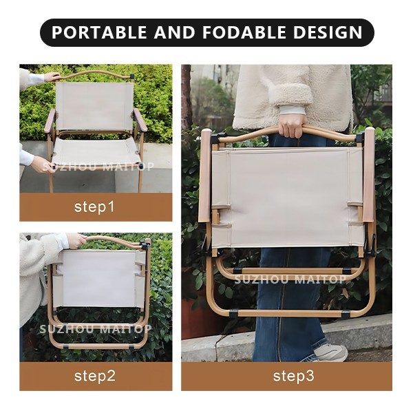 China Cheap Classic Compact Camping Chair Comfortable Lightweight Folding