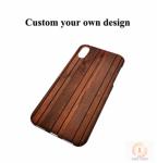 Customized Wood Printed Cell Phone Covers For IPhone X , 3D Sublimation Blank
