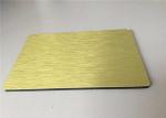 High Strength Brushed Aluminium Sheet Good Tensile Strength Uniform Coating