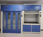 220V Laboratory Fume Hood Steel Glass Window Fume Cupboard Chemistry 300kg
