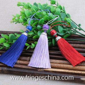 Quality Colorful classical wholesale chinese tassels trimming fringe for bookmark wholesale