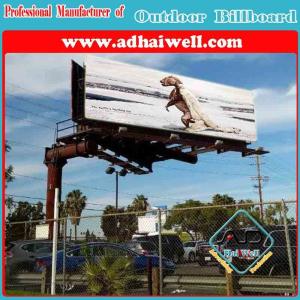 Quality Double Side Outdor Advertising Unipole Structure Billboard Display wholesale