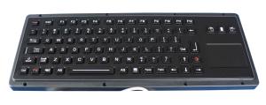 Quality Black Marine Keyboard Water Resistance Industrial Keyboard With Touchpad wholesale