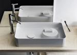 Modern Shape Marble Natural Stone Sink Customized Size Easy Cleaning