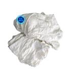 IMPA 232906 White printed T-shirt cotton rags with Logo Wiping Rag 100% Cotton