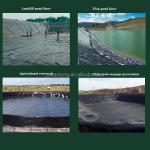 100% Virgin HDPE LLDPE Geomembrane Sheet 0.3mm 0.5mm 0.75mm Width 2m-8m