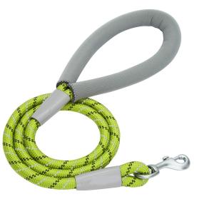 Quality Strong Nylon Rope Dog Leash Soft 4 Feet Length With Neoprene Handle Eco - Friendly wholesale