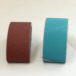 Red Aluminum Blue Zirconia Cloth Wood Timber Sanding Belts 75x533mm 3x21inch