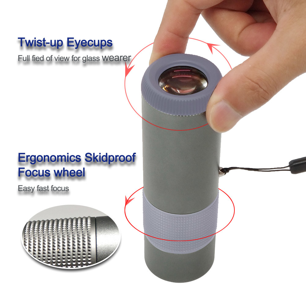 ED Glass 8x33 Military HD Monocular Telescope For Phone