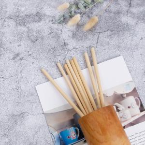 Quality OEM 100% Compostable Wheat Drinking Straws In Bulk 23cm wholesale