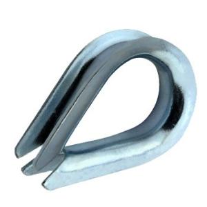 Quality Galvanized Stainless Steel Wire Rope Thimbles DIN6899 Heavy Duty Thimble wholesale