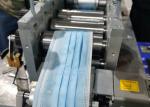 Disposable Folded 3 Ply Face Mask Production Line / Face Mask Production Machine