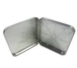 hinged lid CD tin holder