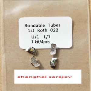 Quality Non Convertible Bondable Tubes , Stainless Steel Molar Tube Braces wholesale