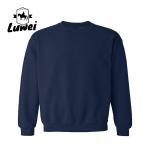 Organic Embroidery Oversize Oem Clothing 80% Cotton 20% Polyester Long Sleeve