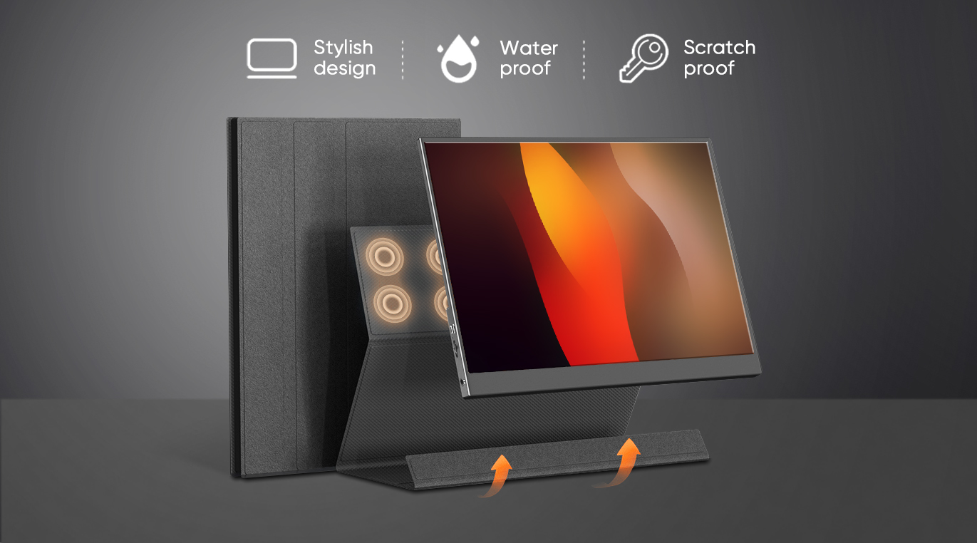Touchscreen External 15.6inch Portable Monitor HDMI LCD For PS5 ODM