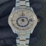 Luxury Moissanite Watch Rolex Datejust Bling Jewelry Moissanite Iced Out Watch